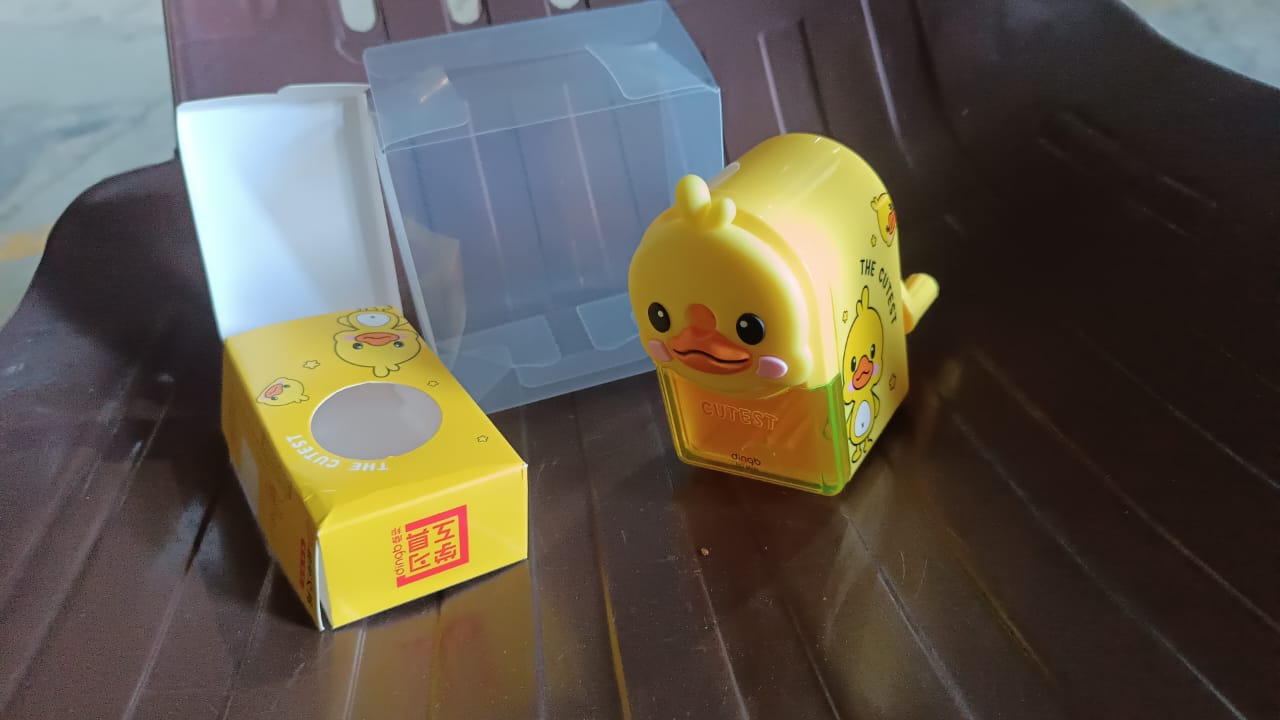 Plastic Cutest Duck Pencil Sharpener (1 Pc) Plastic Cutest Duck Pencil Sharpener (1 Pc)